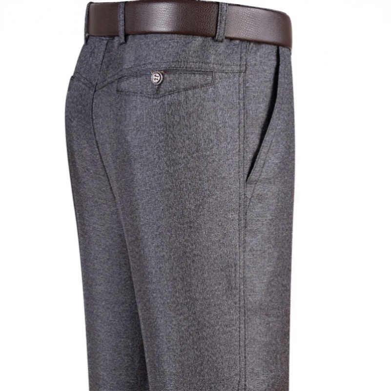 Men'S Formal Wear Rental - 남성용 얇은 비즈니스 캐주얼 바지, 솔리드