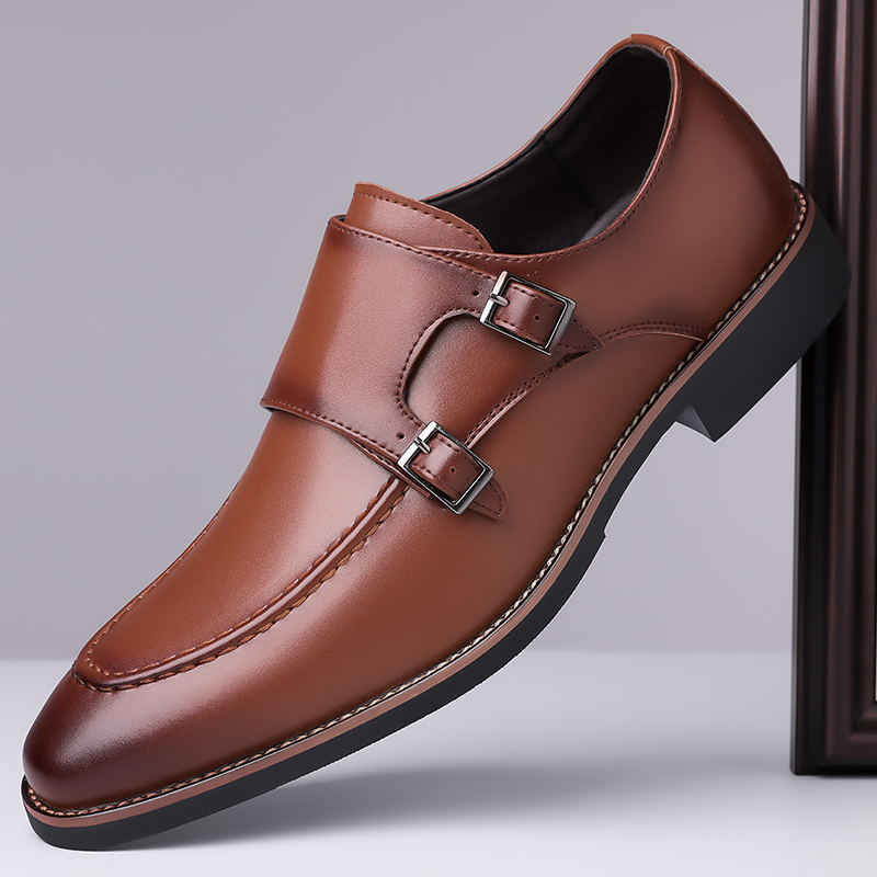 Men'S Formal Office Wear Shoes - 남성용 슬립온 정장 가죽 더비 슈즈,