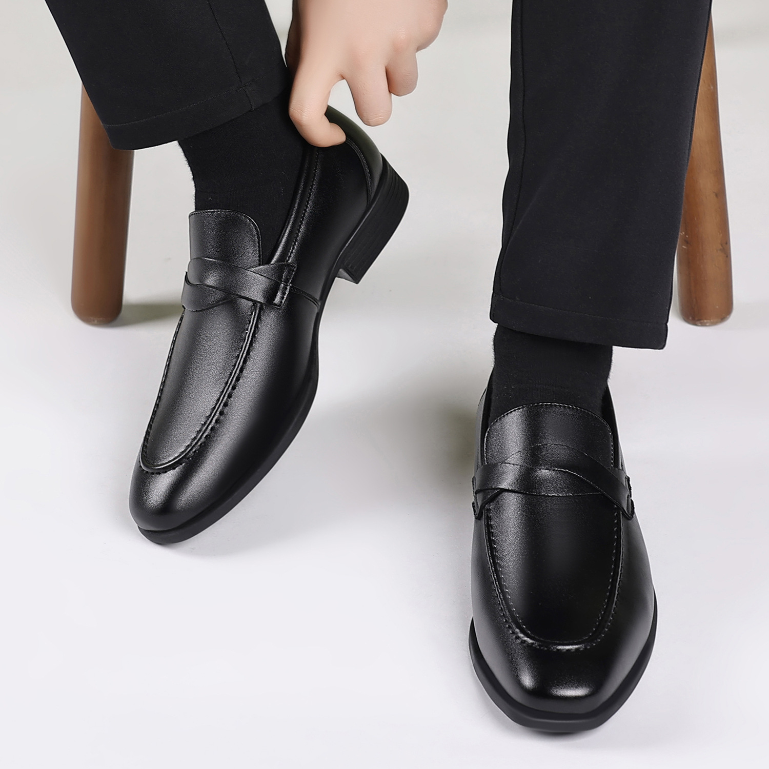 Men'S Formal Office Wear Shoes - 영국 스타일의 정장용 남성 가죽 구두,