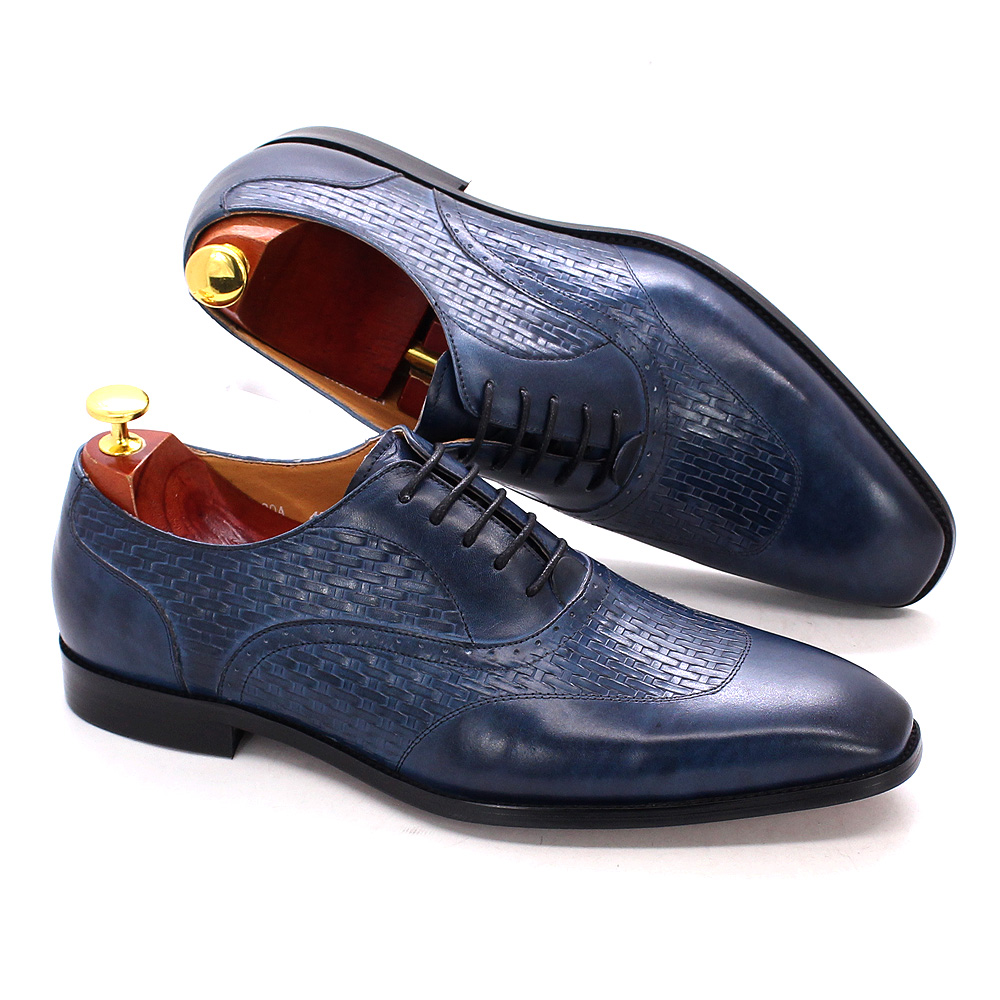 Men'S Luxury Formal Wear - 럭셔리 정품 가죽 옥스포드 슈즈, 우아한