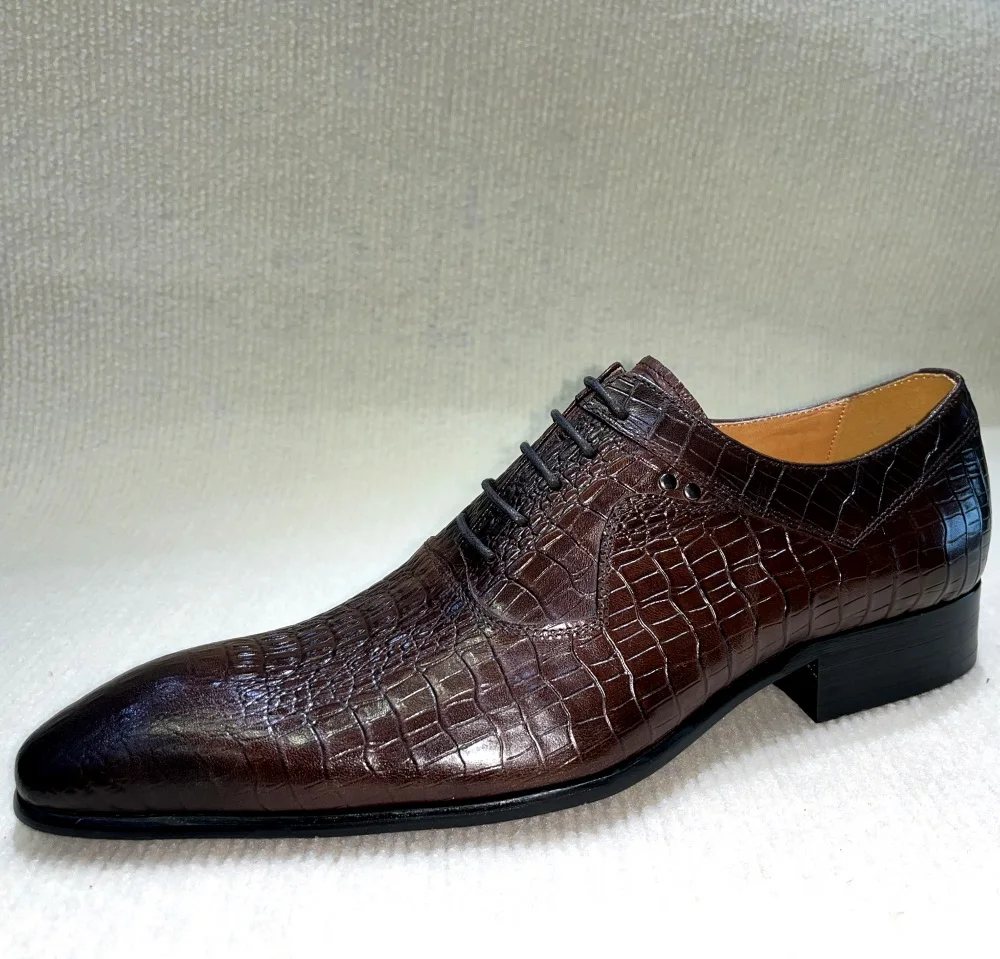 이탈리아 럭셔리 남성 지적 발가락 옥스포드 신발 블랙  - Men'S Formal Office Wear Shoes 리뷰 및 가격