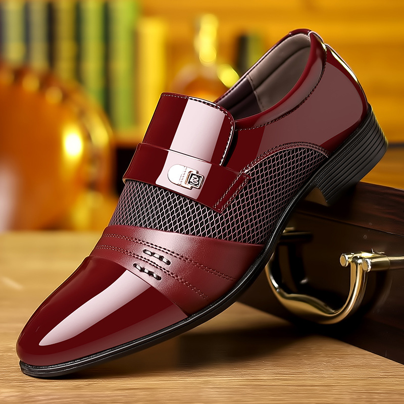 옥스포드 신발 남성용 럭셔리 래커 웨딩 신발 지적 발가 - Men'S Luxury Formal Wear 리뷰 및 가격