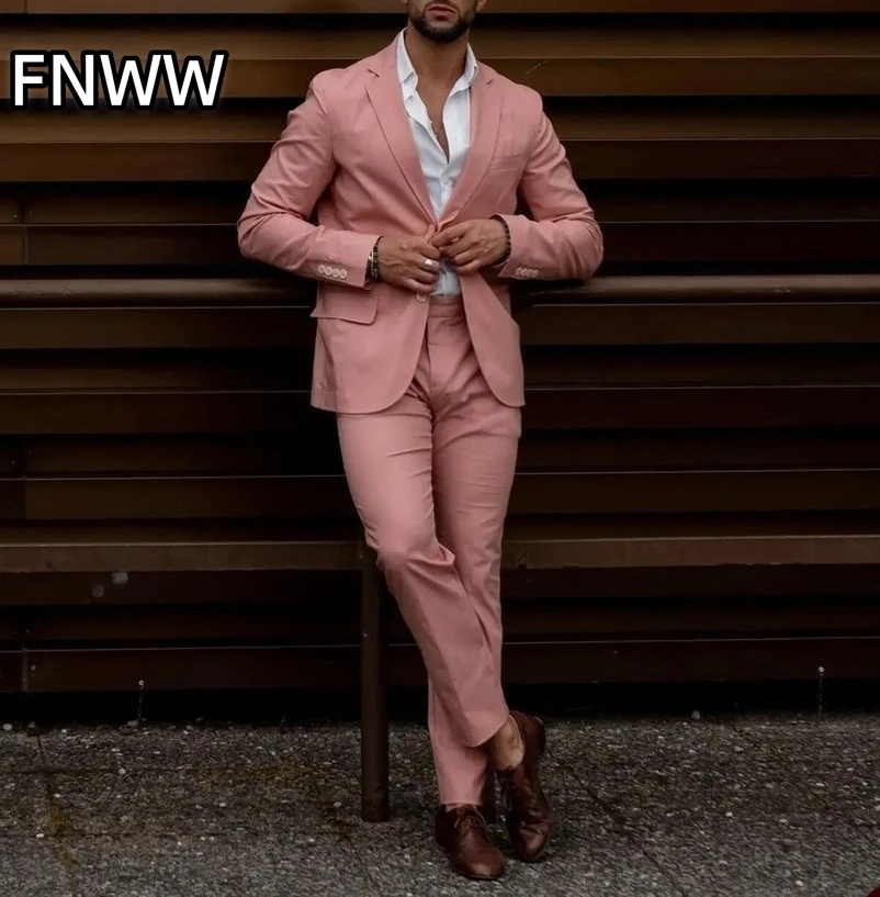 2026 클래식 남성 비즈니스 캐주얼 수트 노치 라펠  - Men Formal Party Wear Outfit 리뷰 및 가격