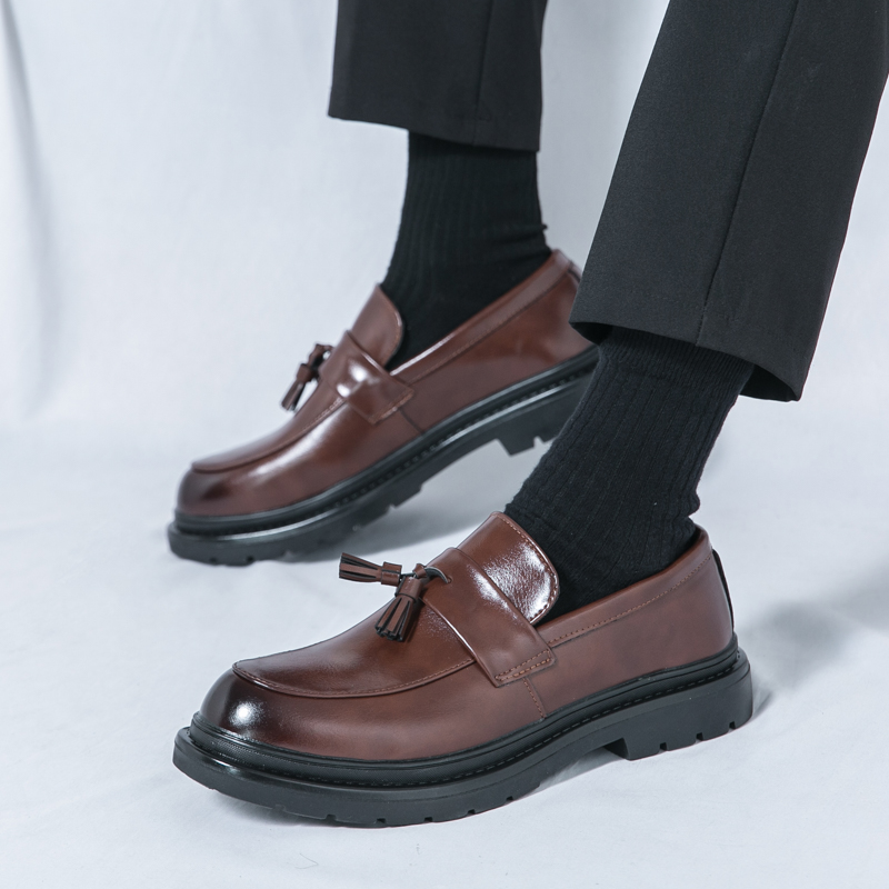 패션 브랜드 남성용 논슬립 캐주얼 가죽 신발 고품질 남 - Men Formal Wear Fashion 리뷰 및 가격