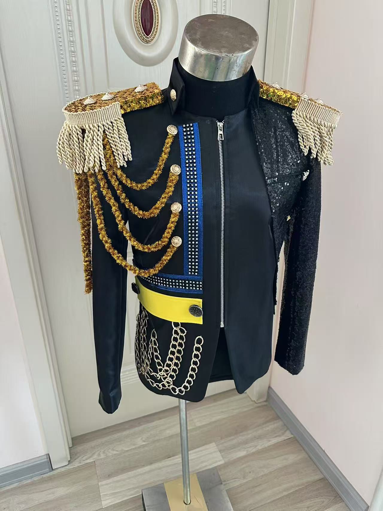새로운 남성 태슬 로얄 재킷 웨딩 파티 연회 정장 드레 - Men Formal Wear Dress 리뷰 및 가격