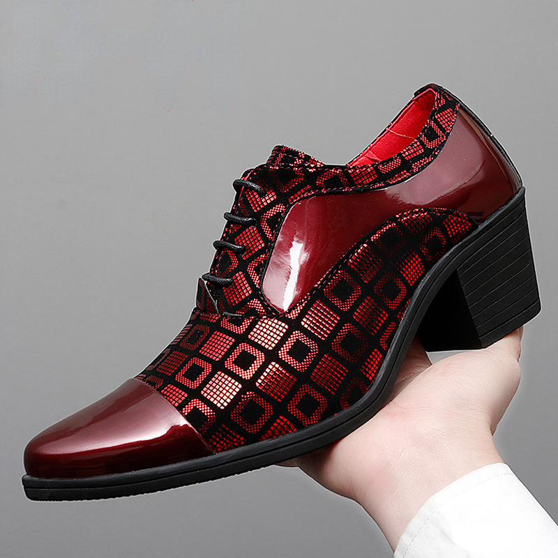 남성 정장 신발 하이힐 비즈니스 드레스 신발 남성 옥스 - Men'S Luxury Formal Wear 리뷰 및 가격