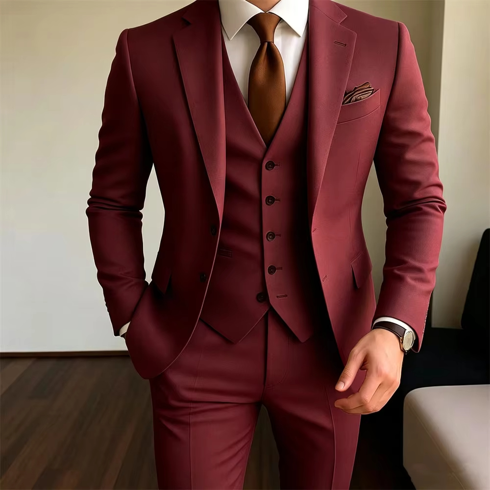 카키 남성 정장 3피스 재킷+조끼+바지 포멀 슬림핏 웨 - Men Formal Party Wear Outfit 리뷰 및 가격