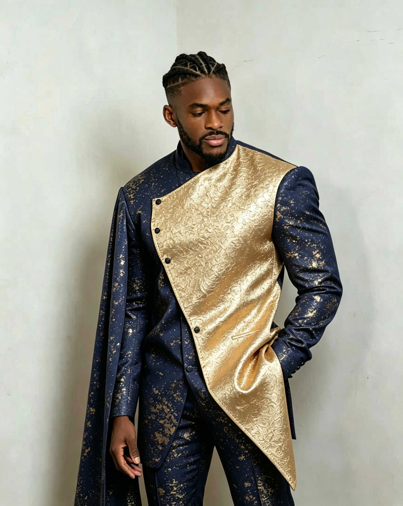 독특한 디자인 남성 턱시도 모자 포함 꽃무늬 패턴 공식 - Men Formal Party Wear Outfit 리뷰 및 가격
