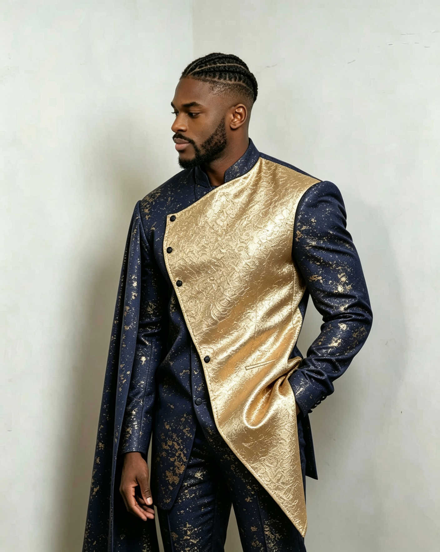 독특한 디자인 남성 턱시도 모자 포함 꽃무늬 패턴 공식 - Men Formal Party Wear Outfit 리뷰 및 가격