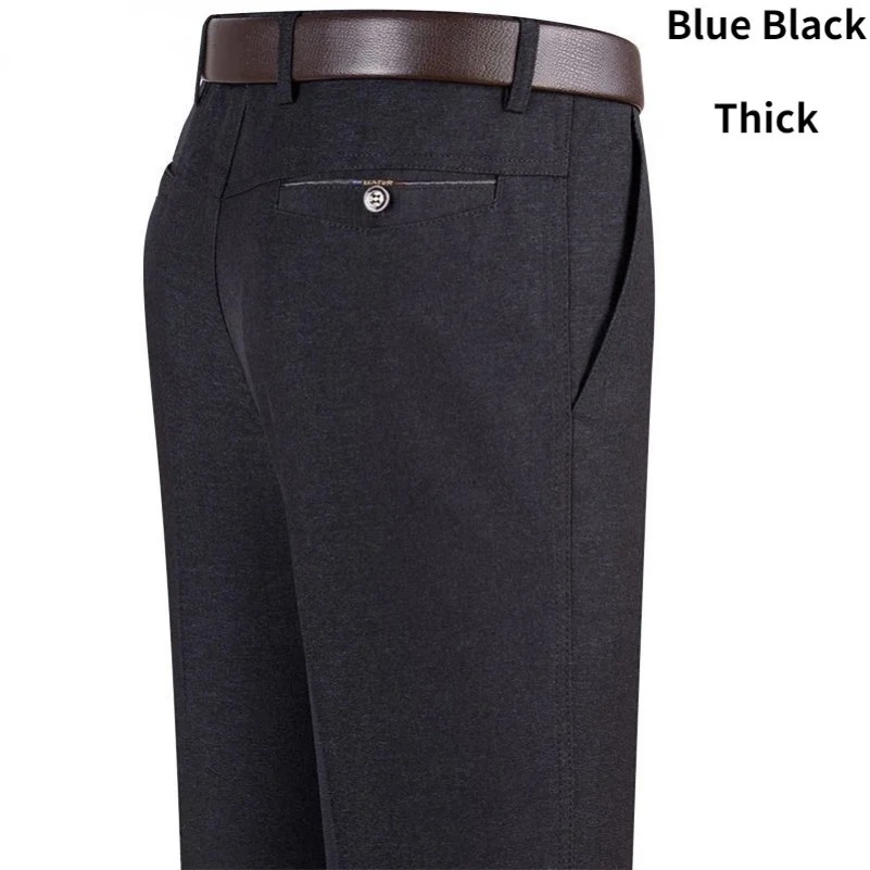 남성용 얇은 비즈니스 캐주얼 바지, 솔리드 젠틀 두꺼운 - Men'S Formal Wear Rental 리뷰 및 가격