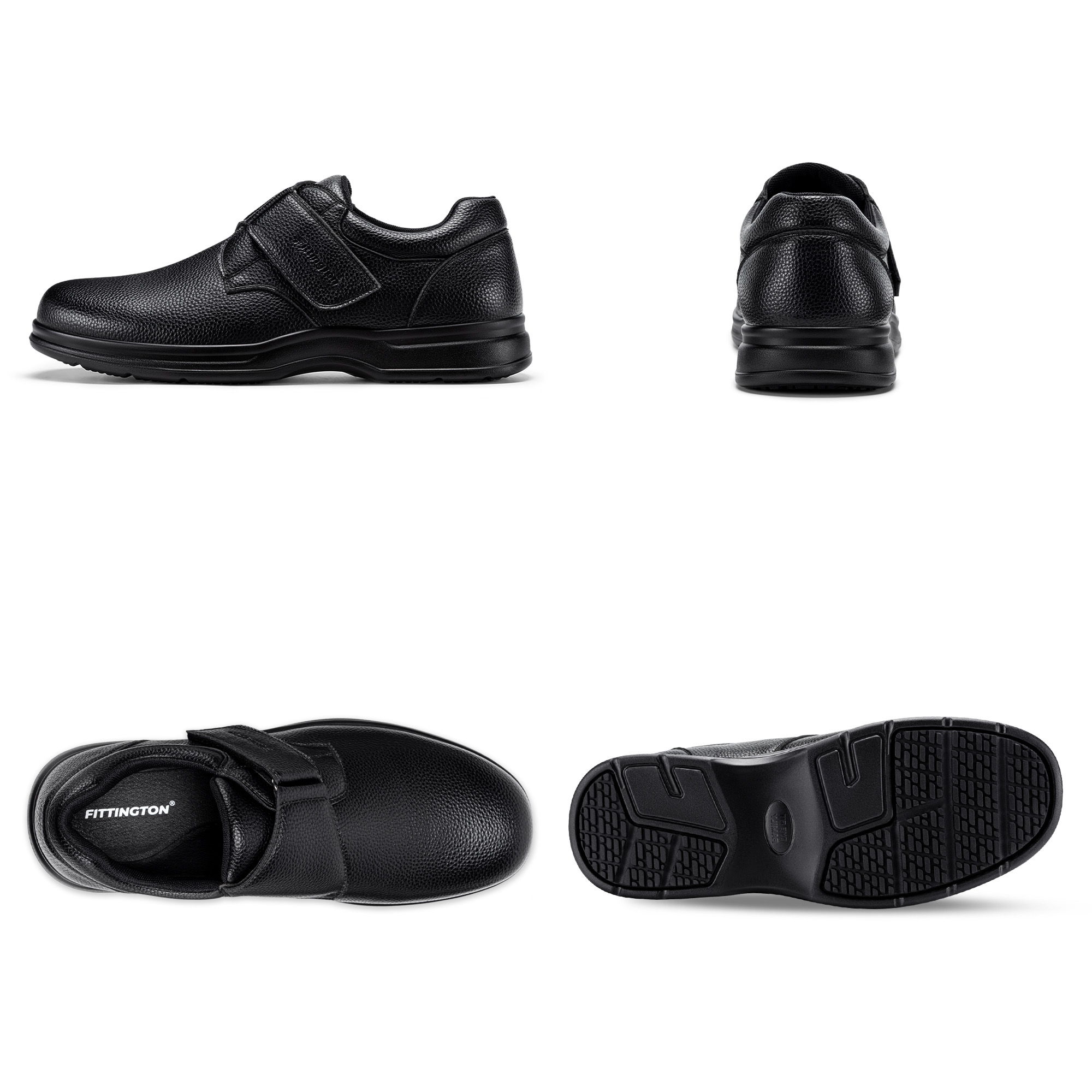 피팅톤 엑스트라 와이드 토 남성용 드레스 슈즈 편안한  - Men'S Formal Office Wear Shoes 리뷰 및 가격