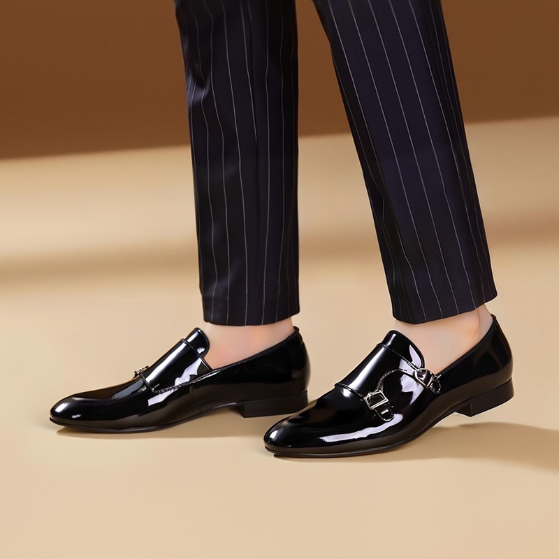 Piergitar 패션 파티/쇼 정장 슬립 온 로퍼 플 - Men Formal Wear Fashion 리뷰 및 가격