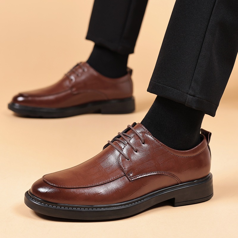 남성용 플랫폼 드레스 슈즈, 남성용 더비 정장 구두,  - Men'S Formal Office Wear Shoes 리뷰 및 가격