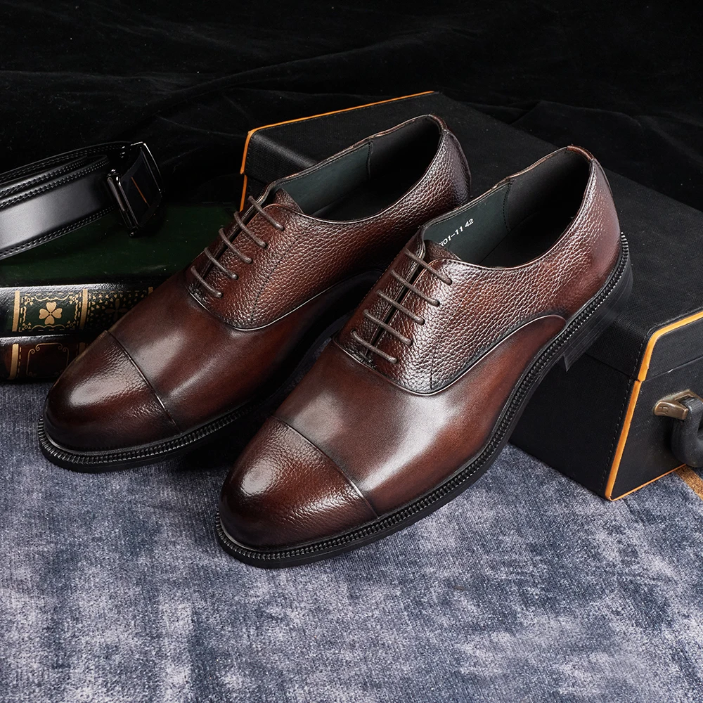 2025 남성 이탈리아 스타일 수제 정품 소가죽 옥스퍼 - Men'S Formal Wear Rental 리뷰 및 가격