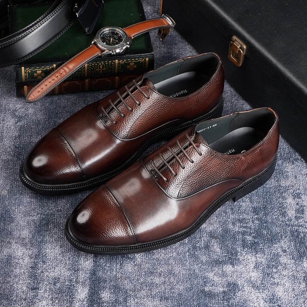 2025 남성 이탈리아 스타일 수제 정품 소가죽 옥스퍼 - Men'S Formal Wear Rental 리뷰 및 가격