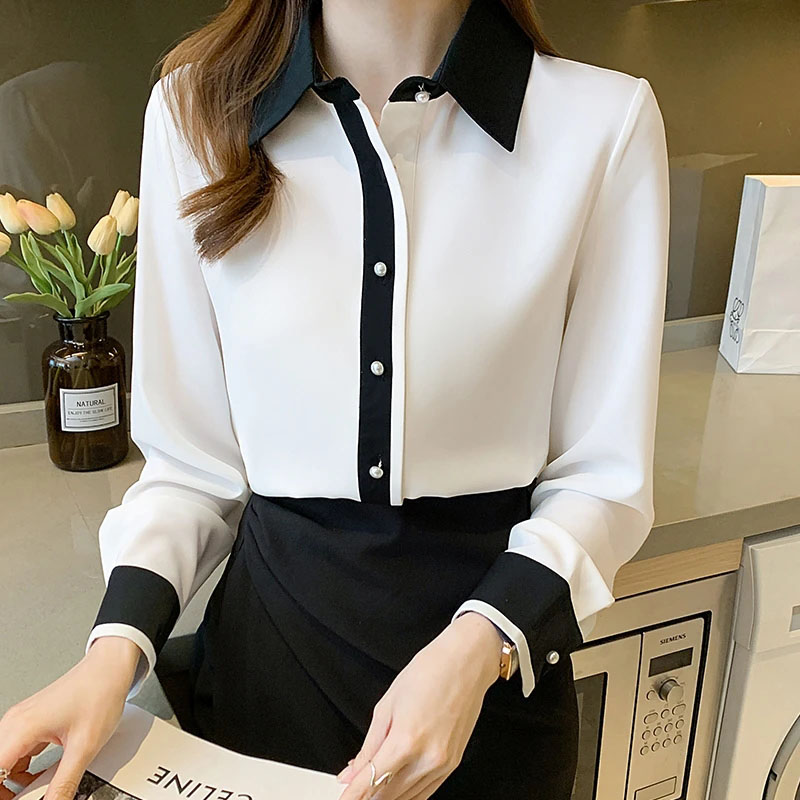 여성용 화이트 쉬폰 셔츠 한국 스타일 싱글 브레스티드  - Men'S Formal Wear Rental 리뷰 및 가격