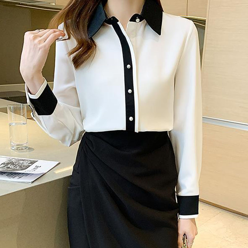 여성용 화이트 쉬폰 셔츠 한국 스타일 싱글 브레스티드  - Men'S Formal Wear Rental 리뷰 및 가격