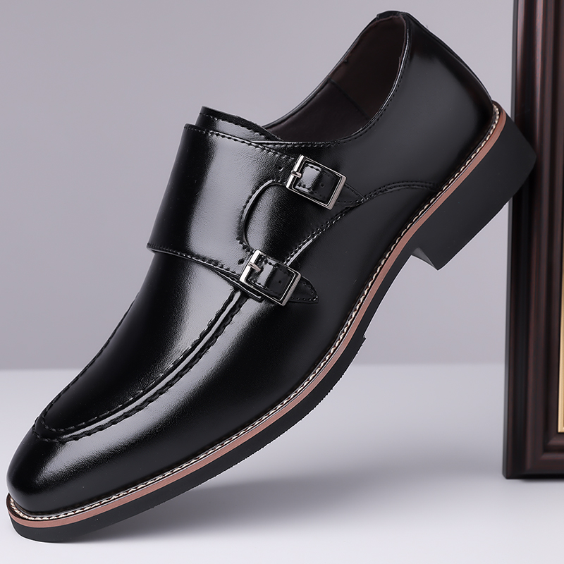 남성용 슬립온 정장 가죽 더비 슈즈, 편안하고 통기성  - Men'S Formal Office Wear Shoes 리뷰 및 가격