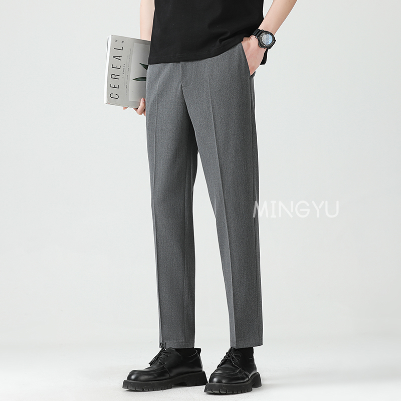 고품질 리오 셀 혼합 여름 발목 길이 바지 남성 비즈니 - Men'S Formal Wear Rental 리뷰 및 가격