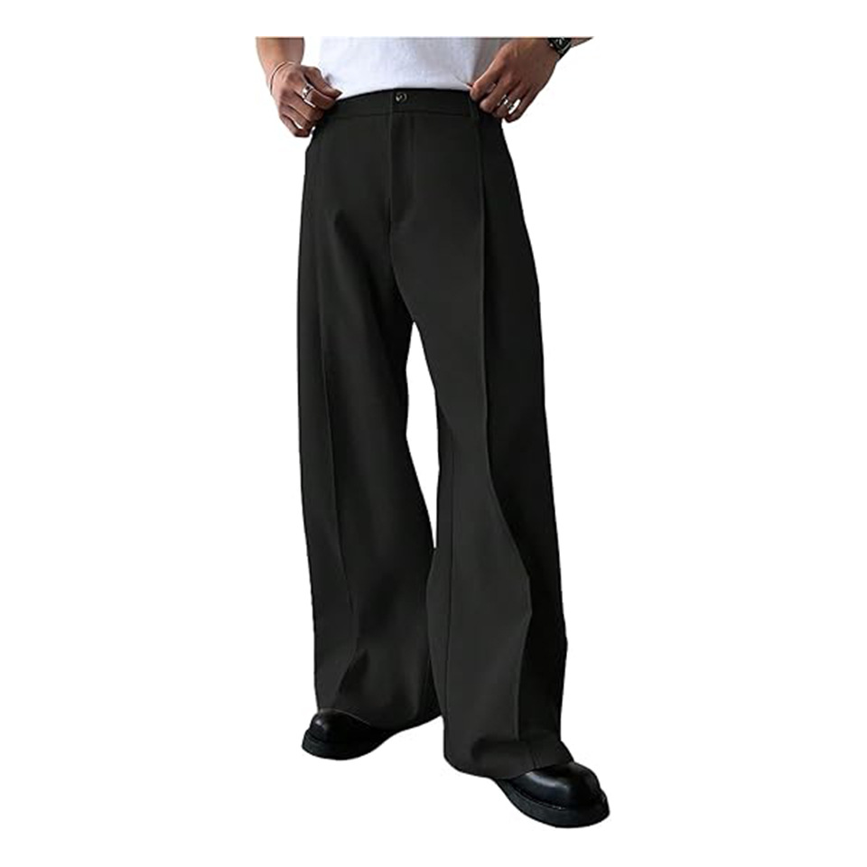 남성용 단색 스트레이트 레그 수트 팬츠, 포멀 비즈니스 - Men'S Formal Wear Rental 리뷰 및 가격