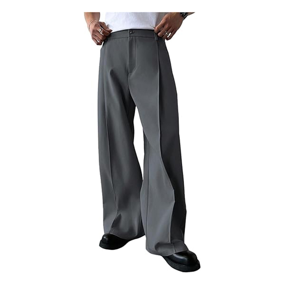 남성용 단색 스트레이트 레그 수트 팬츠, 포멀 비즈니스 - Men'S Formal Wear Rental 리뷰 및 가격