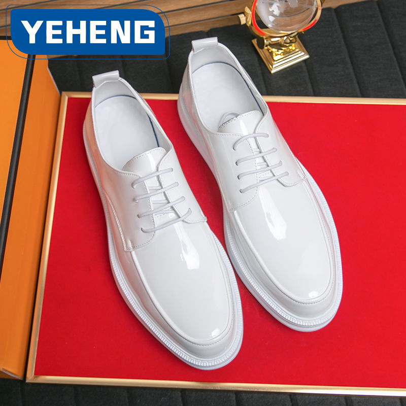 화이트 클래식 오피스 남자 신발 웨딩 남자 정장 신발  - Men'S Luxury Formal Wear 리뷰 및 가격