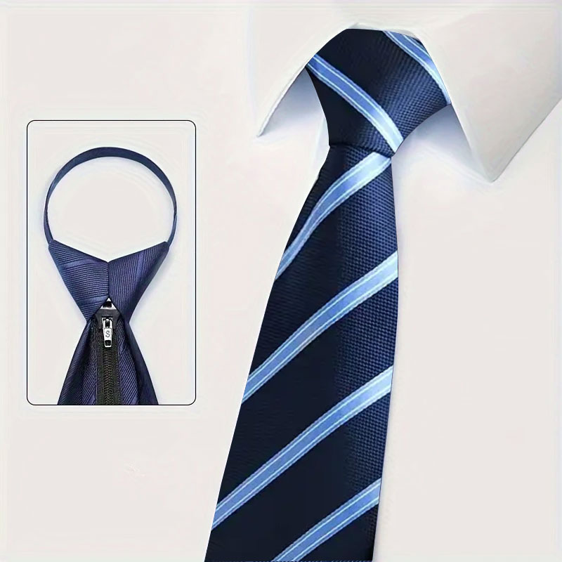 6개입 남성용 지퍼 타이 넥타이 8cm(3.15인치)  - Men Formal Wear With Tie 리뷰 및 가격