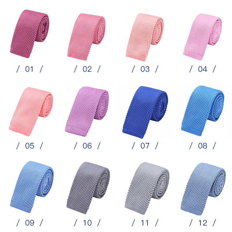 6cm 솔리드 블랙 화이트 니트 넥타이 남성용 포멀 패 - Men Formal Wear With Tie 리뷰 및 가격