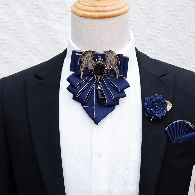 남자의 나비 넥타이 브로치 세트 영국 한국어 정장 드레 - Men Formal Wear With Tie 리뷰 및 가격