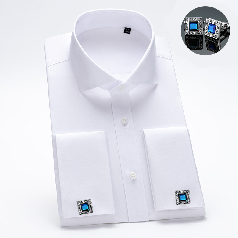 고급 200수 4가닥 원사 100% 면 남성용 프렌치  - Men Formal Wear Shirts 리뷰 및 가격