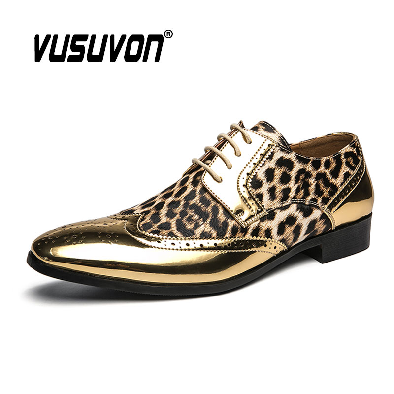 럭셔리 레오파드 무늬 포멀 더비 원피스 슈즈, 클래식  - Men'S Luxury Formal Wear 리뷰 및 가격