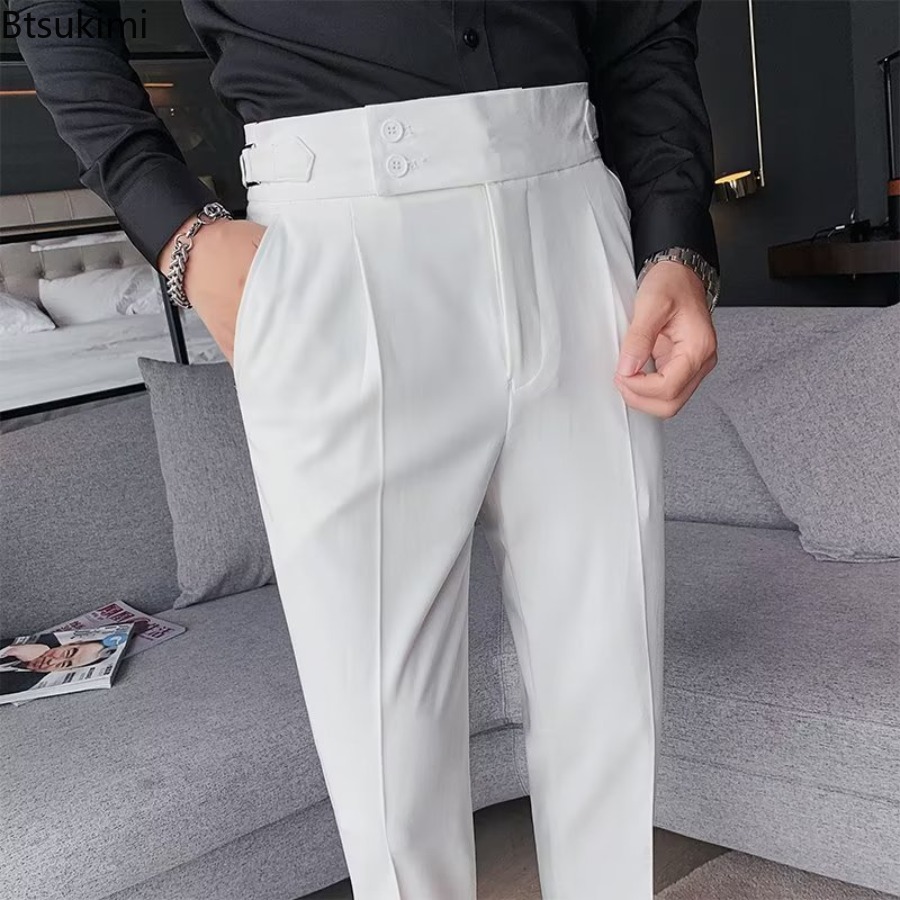 2026년 신상 남성용 솔리드 컬러 정장 바지 클래식  - Men'S Formal Wear Rental 리뷰 및 가격